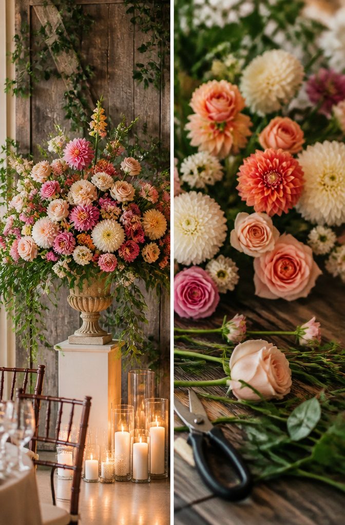 Popular Wedding Flowers for Bouquets, Centerpieces and Arrangements 18 Various flowers arranged to demonstrate their uses in bouquets.