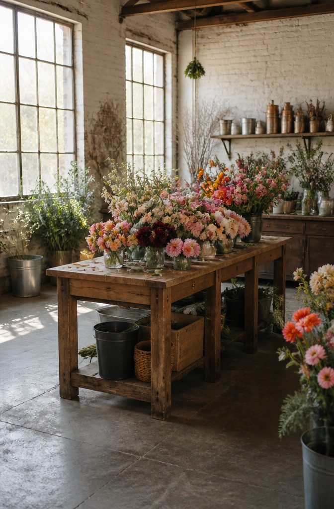 Popular Wedding Flowers for Bouquets, Centerpieces and Arrangements 19 A display of locally grown flowers for weddings.