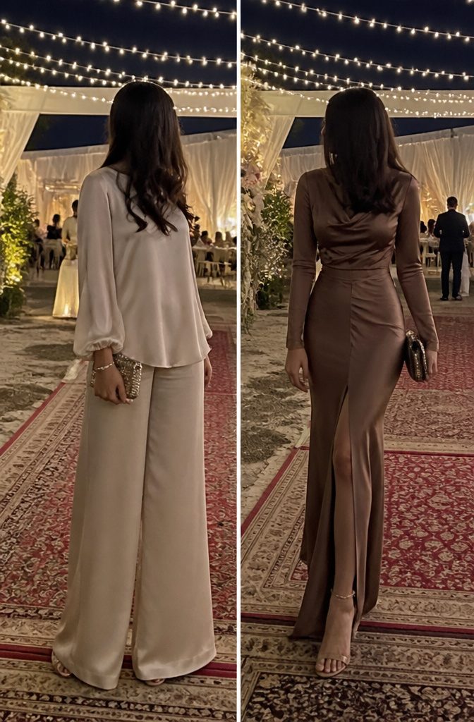 What to Wear at a Muslim Wedding: A Complete Guest Guide 3 A photograph featuring loose-fitting styles suitable for a Muslim wedding.