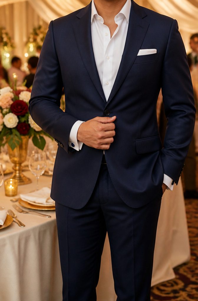 What to Wear at a Muslim Wedding: A Complete Guest Guide 6 A man in a sherwani at a South Asian Muslim wedding.
